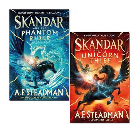 Skandar Series 2 Books Collection Set by A F Steadman Skandar and Phantom Rider | The Book Bundle