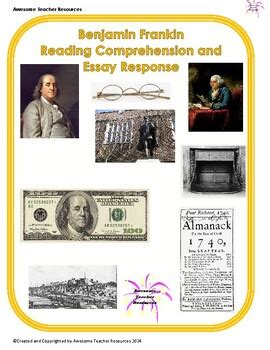 Benjamin Franklin Reading Comprehension Passage and Essay Response