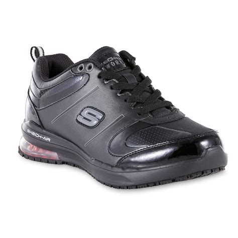 Skechers Work Women's Lingle Relaxed Fit Slip Resistant Work Shoe - Black