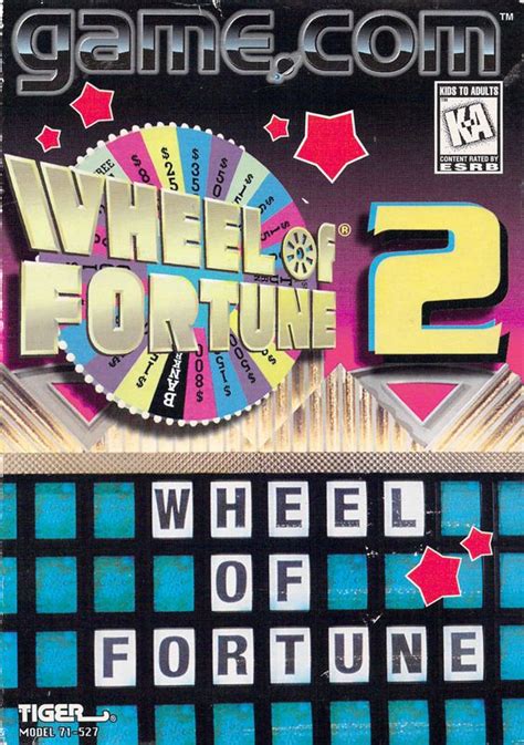 Wheel of Fortune 2 for Game.Com (1997) - MobyGames