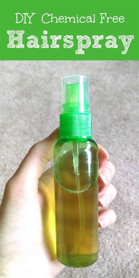 Homemade Hairspray – 2 Ingredients | Homemade hair spray, Diy hair ...