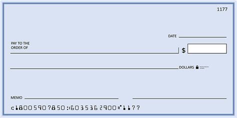 Large Blank Cheque Template | Blank Templates Ideas