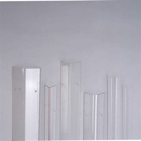 Wall Corner Protectors (Nail On) Clear Polycarbonate Corner Guards (WCC) | Corner guards, Wall ...