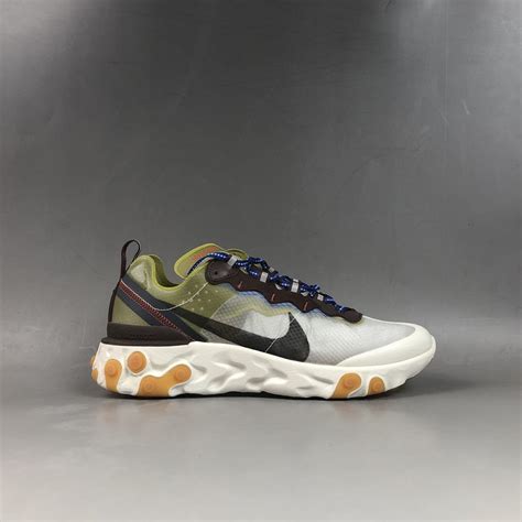 Nike React Element 55 Premium White/Midnight Navy For Sale – The Sole Line