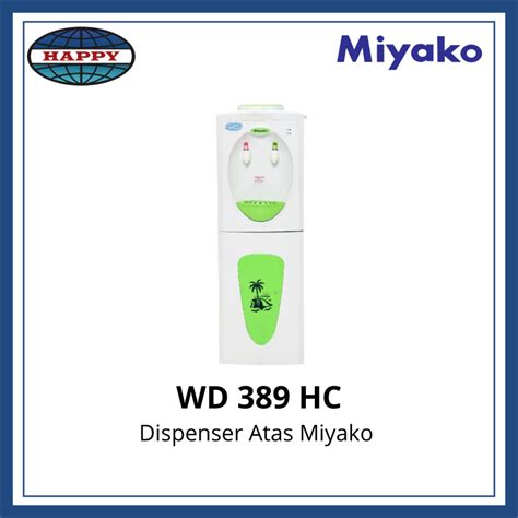 Jual Dispenser Miyako 389 HC / panas, dingin Miyako Dispenser WD 389 HC - Hot & Cold | Shopee ...