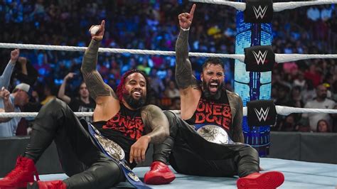 The Usos lose together for first time in two months to set up a title match