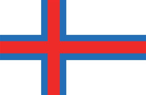 Flag of the Faroe Islands image and meaning The Faroese flag - country ...