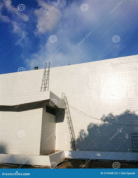 The Modern View of Build in the City. this is a Front View of Mosque in Jambi City Stock Image ...