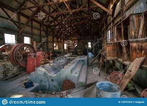 The Power Plant Room at the Vulture Mine Ghost Town Wickenberg Arizona ...