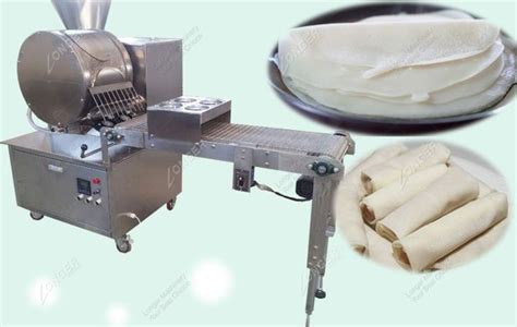 Automatic Fresh Lumpia Shanghai Wrapper Maker Machine