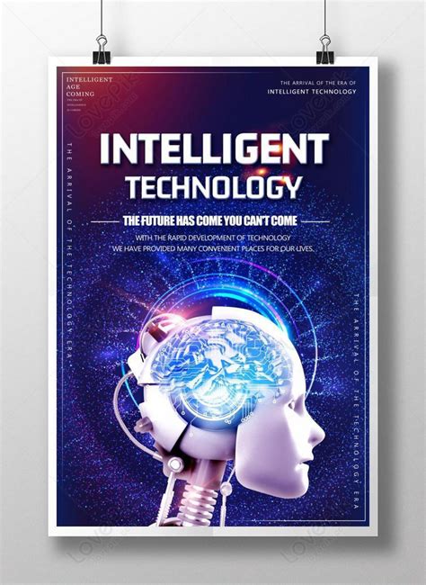 Creative robot artificial intelligence poster template image_picture ...