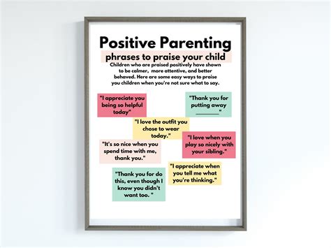 Positive Parenting Positive Praise Parenting Printable - Etsy