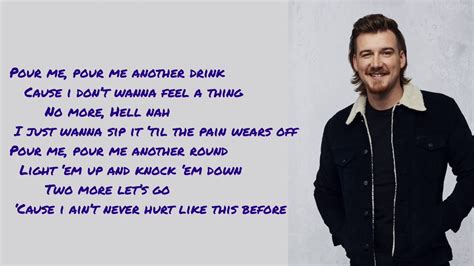 Morgan Wallen- Whiskey glasses (lyrics) - YouTube