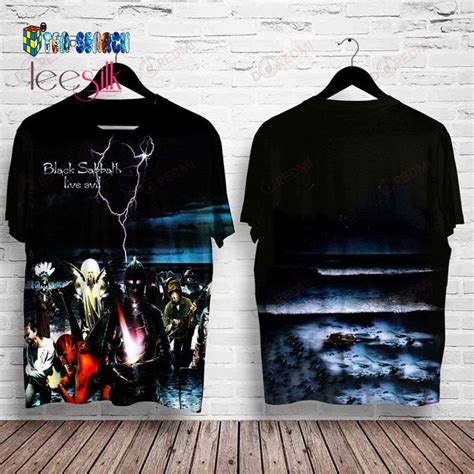 [HOT] Black Sabbath Live Evil Album Cover 3D T-Shirt - Usalast