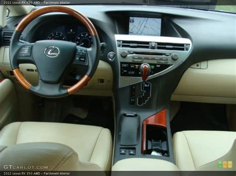 Parchment Interior Dashboard for the 2012 Lexus RX 350 AWD #74044997 ...