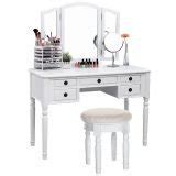 corner makeup vanity set - Home Furniture Design