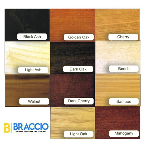 Wood Colours - Braccio.co.uk