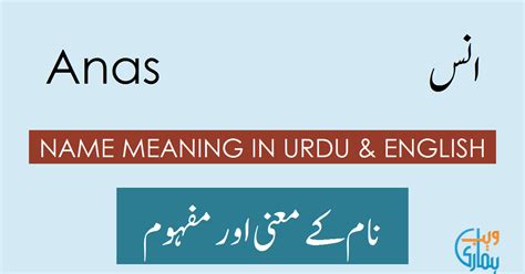 Anas Name Meaning - Anas Origin, Popularity & History