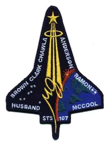 Shop STS-107 Mission Patch Online from The Space Store