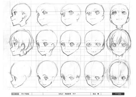 Anime Face Drawing Reference