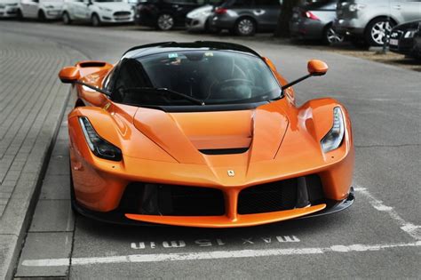 Orange Ferrari Enzo