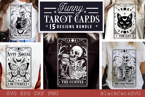 Tarot Cards Funny Bundle SVG, Tarot Cards Svg, Tarot Bundle Svg, Funny Tarot Cards Svg - Etsy