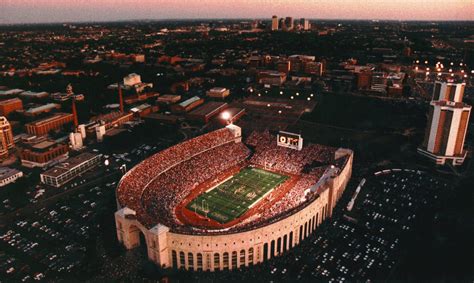 Aerial photos of Ohio Stadium in Columbus, home of Buckeye football