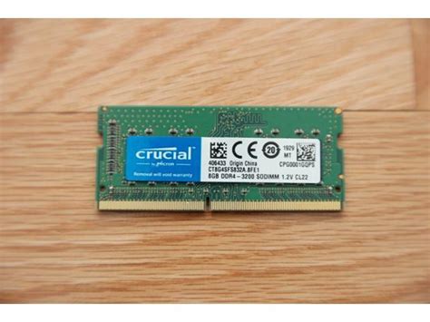 Crucial 8GB 260-Pin DDR4 SO-DIMM DDR4 3200 (PC4 25600) Laptop Memory ...