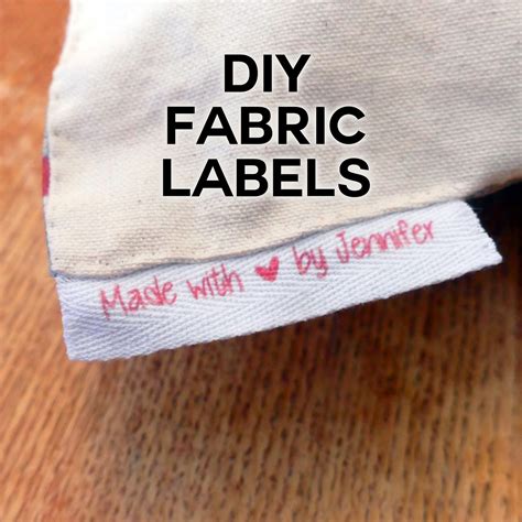 Printable Fabric Labels