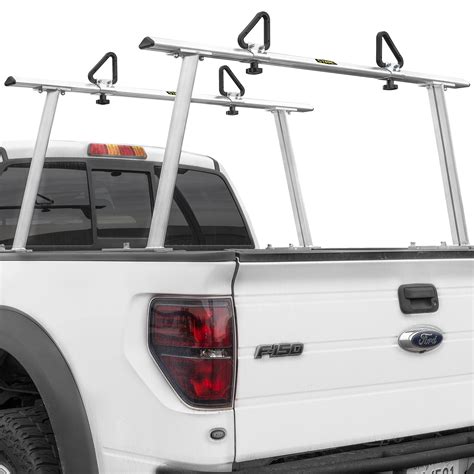 Adjustable Aluminum Pickup Truck Ladder Racks 1000lbs Universal Lumber ...