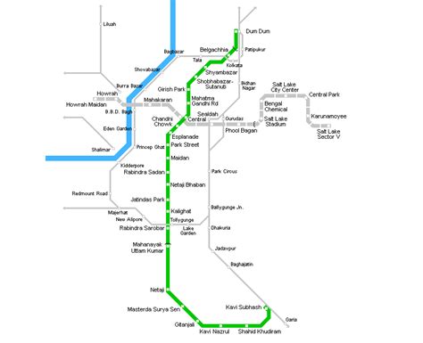 Kolkata Metro Map - MapSof.net