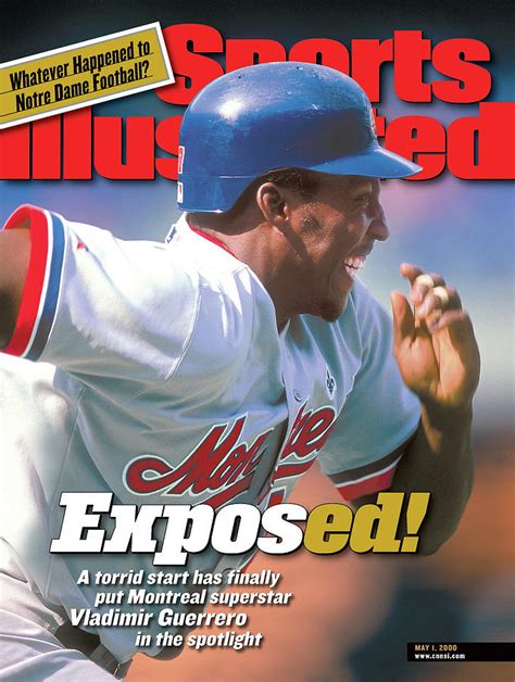 Montreal Expos Vladimir Guerrero... Sports Illustrated Cover by Sports ...