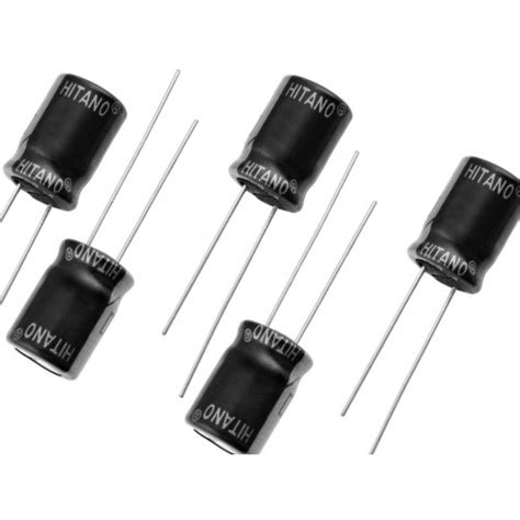 5pcs: 10uF 50V Radial Electrolytic Capacitor : Buy Online Electronic Components Shop, Price in ...