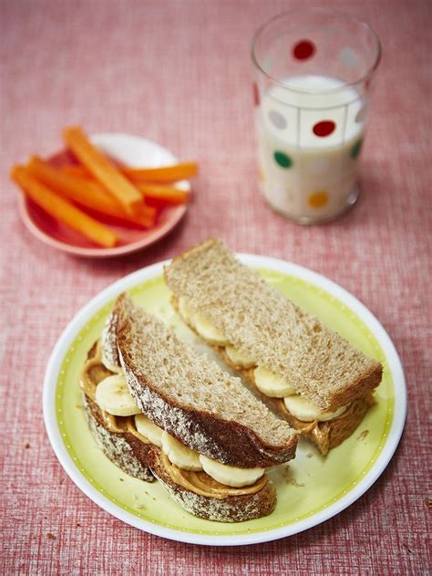 Peanut Butter & Banana Sandwiches | Weaning | Jamie Oliver