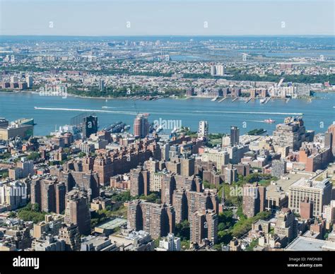 Aerial view of New York City skyline, US Stock Photo - Alamy