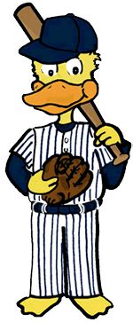 Full Version of Duck Baseball Player Clipart