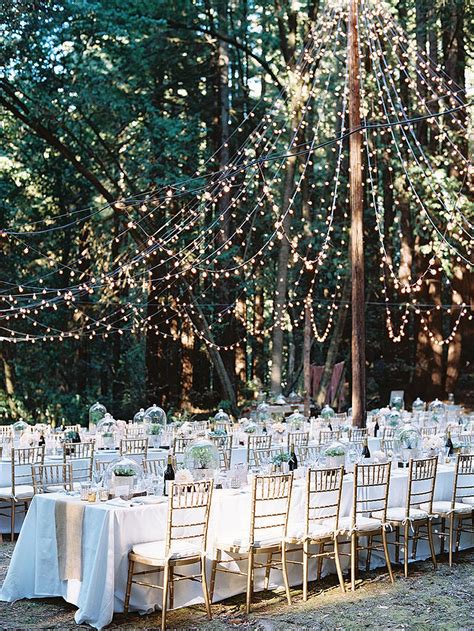 10 Waterfall String Light Wedding Decoration Ideas - Mrs to Be