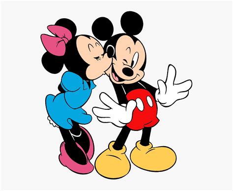 Minnie Kiss Mickey Png , Free Transparent Clipart - ClipartKey