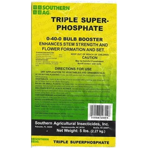 Triple Super Phosphate 0-40-0 Bulb Booster Fertilizer - 5 Lbs. - Walmart.com - Walmart.com