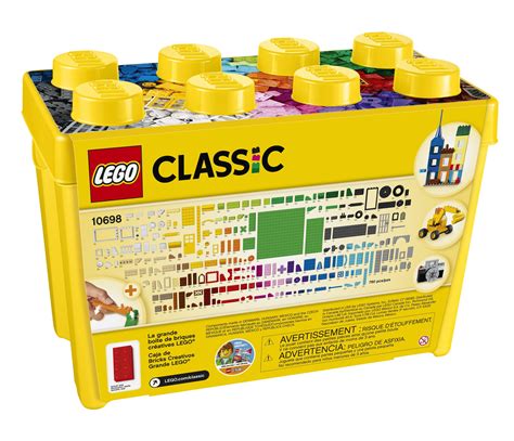 LEGO Classic Large Creative Brick Box 10698 Play and Be Inspired by LEGO Masters, Toy Storage ...