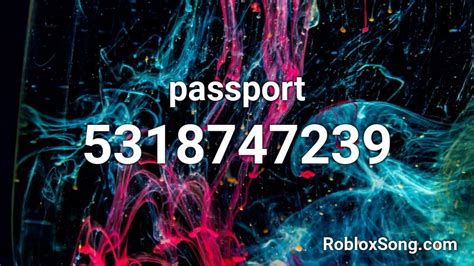 passport Roblox ID - Roblox music codes