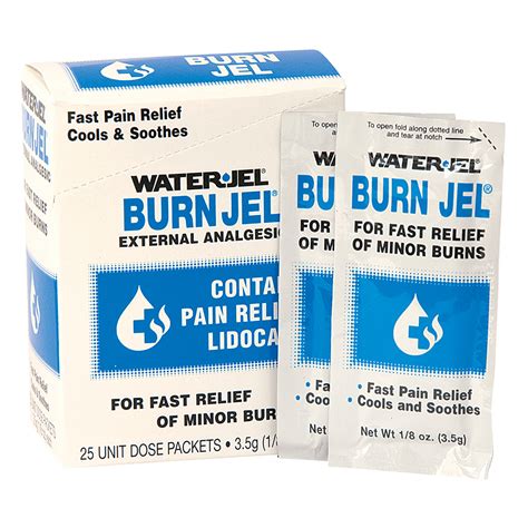 Water-Jel Burn Jel, 3.5gm, 25/box - EMS PRODUCTS - NorMed