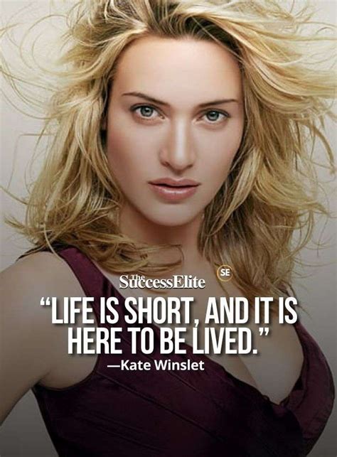 Top 35 Kate Winslet Quotes on Life