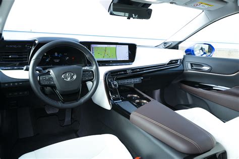 Toyota Mirai Hydrogen interior dashboard and display