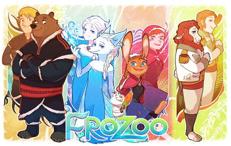 Art of the Day #390: Zootopia X Frozen – Zootopia News Network