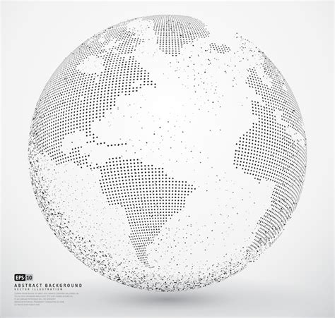 Dotted World Map Vectors, Photos and PSD files | Free Download