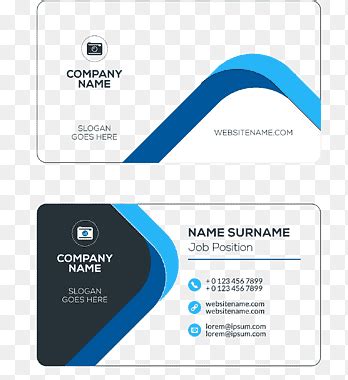 PowerPoint template, Business Card Design Logo, business card, template, text png | PNGEgg