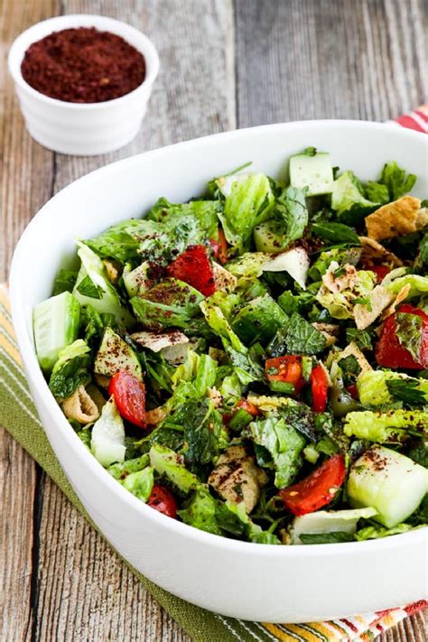 Fattoush Lebanese Salad – Kalyn's Kitchen