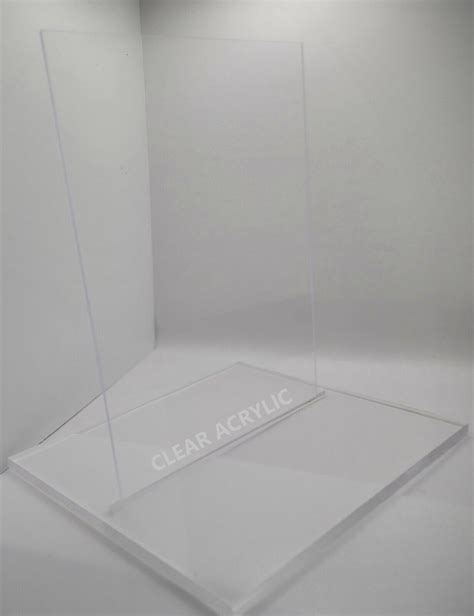 CLEAR ACRYLIC PLEXIGLASS 1/4" X 5" X 12" PLASTIC SHEET^ | eBay