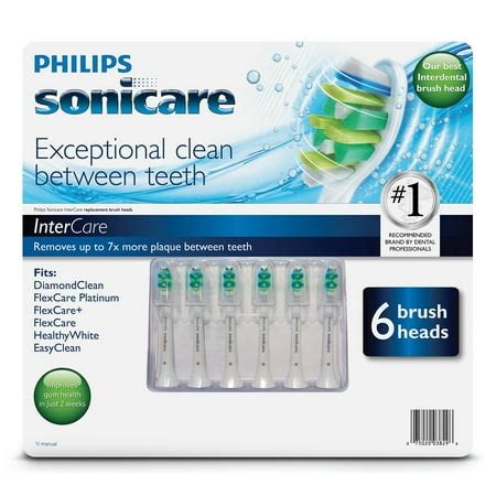 Philips Sonicare InterCare Brush Heads - 6 pk. - Walmart.com